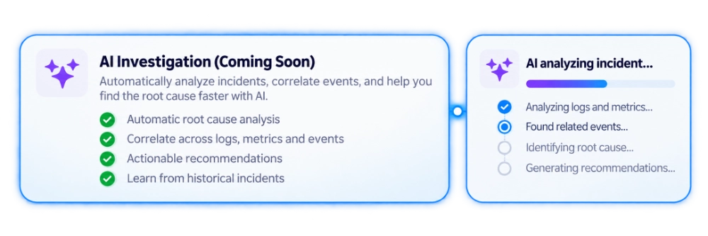 Uptenza intelligence platform AI investigation preview